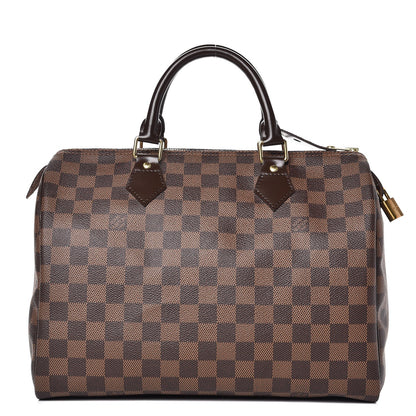 Louis Vuitton Damier Ebene Speedy 30 1 of 9