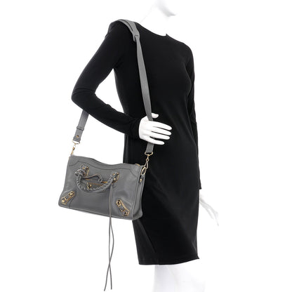 Balenciaga Chevre Gold Metallic Edge Hardware S City Gris Acier 2 of 8