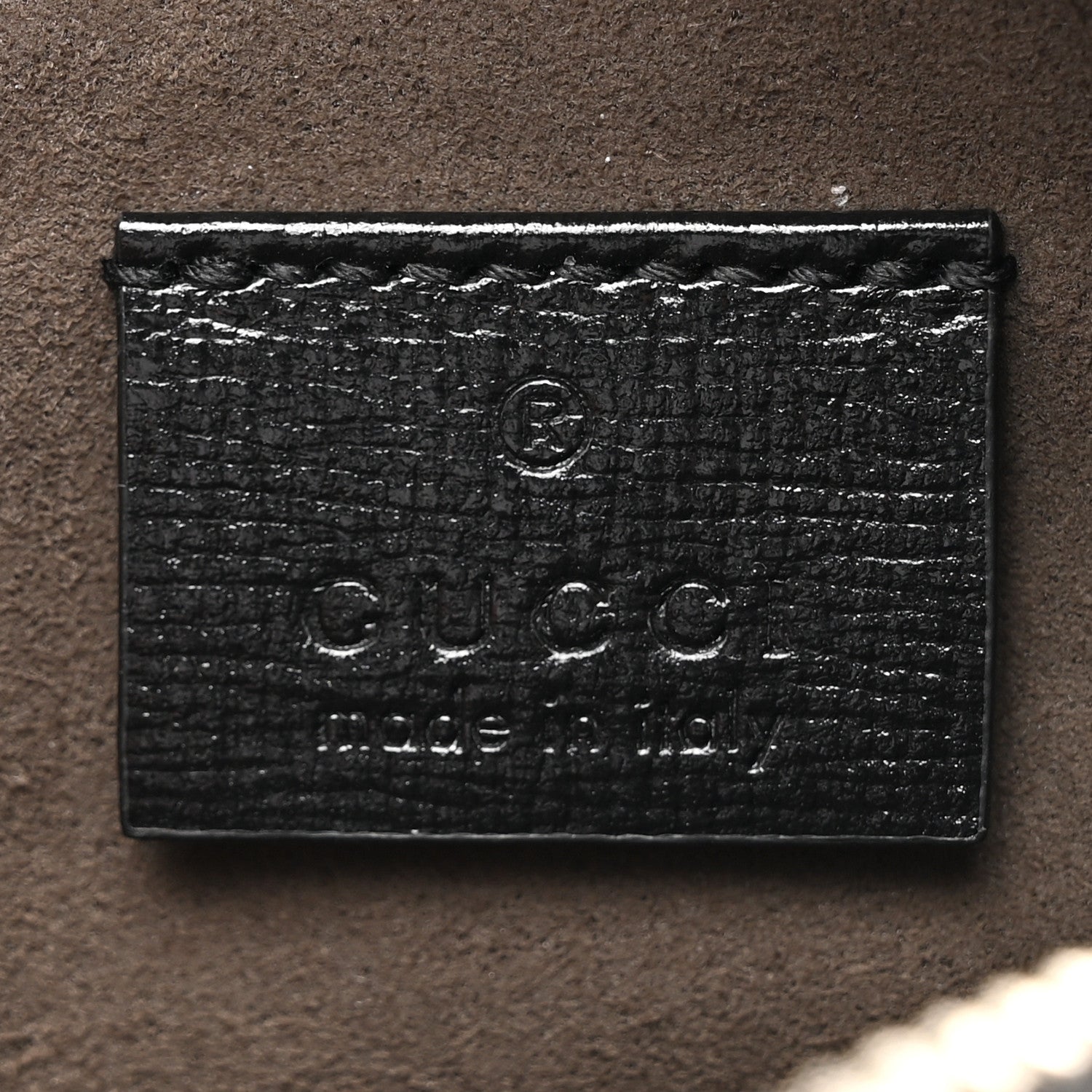 Gucci GG Supreme Monogram Azalea Calfskin Mini Retro Interlocking G Bag Black 6 of 11