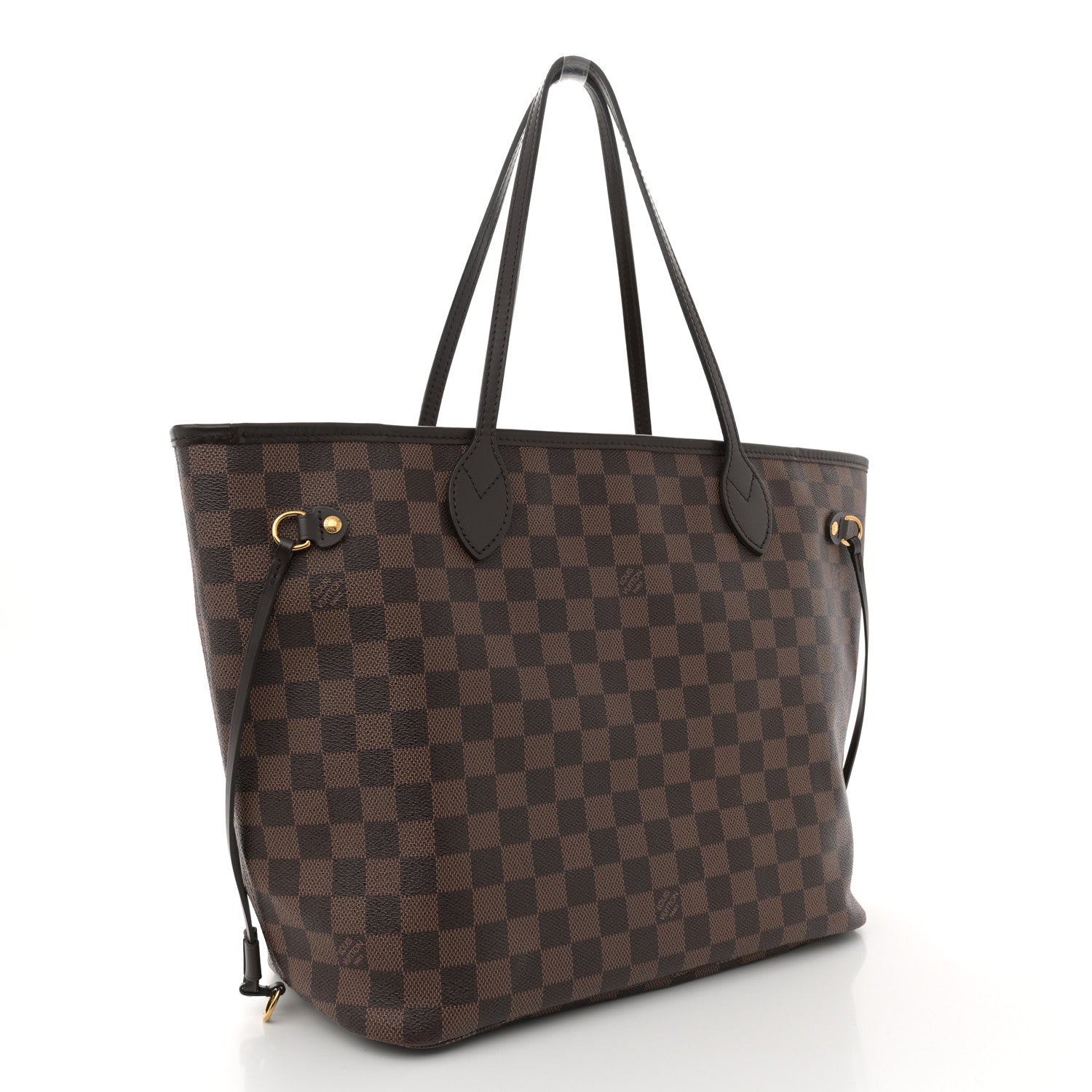 Louis Vuitton Damier Ebene Neo Neverfull MM Rose Ballerine 4 of 14