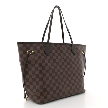 Louis Vuitton Damier Ebene Neo Neverfull MM Rose Ballerine 4 of 14