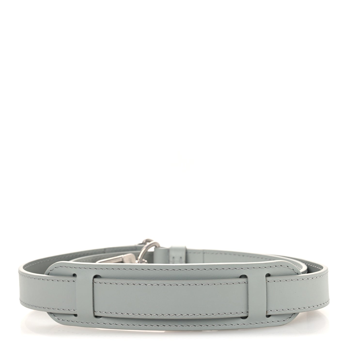 Calfskin Adjustable Keepall Bandouliere Shoulder Strap Grey