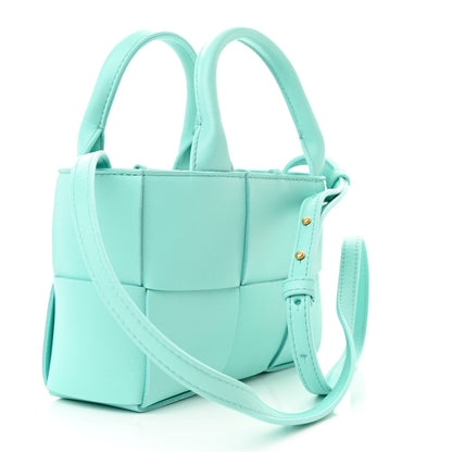 Bottega Veneta Lambskin Maxi Intreccio Candy Arco Tote Celadon 4 of 10