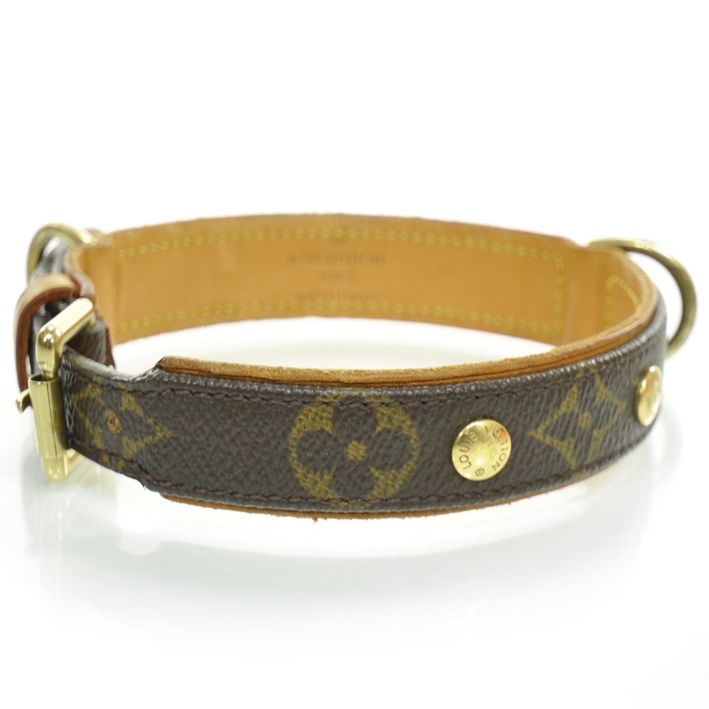 Monogram Baxter Dog Collar