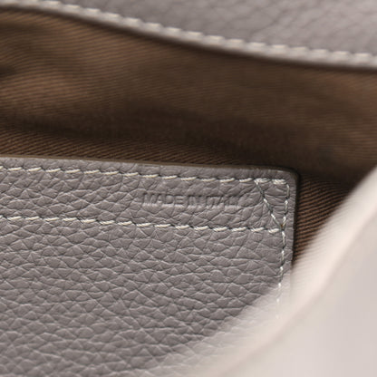 Chloe Calfskin Medium Marcie Round Crossbody Bag Cashmere Grey 7 of 17