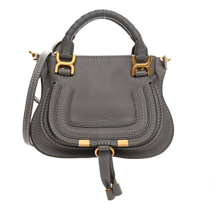 Chloe Calfskin Mini Marcie Satchel Cashmere Grey 1 of 9