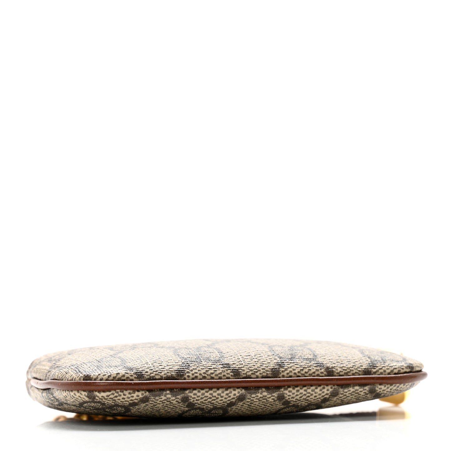 GG Supreme Monogram Key Case Brown