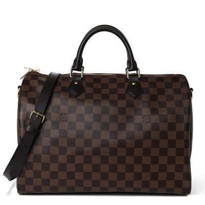 Louis Vuitton Damier Ebene Speedy Bandouliere 35 1 of 13