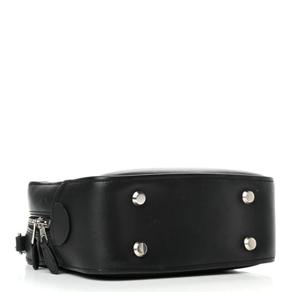 Balenciaga Shiny Day Calfskin XS Triangle Square Bag Black 4 of 8