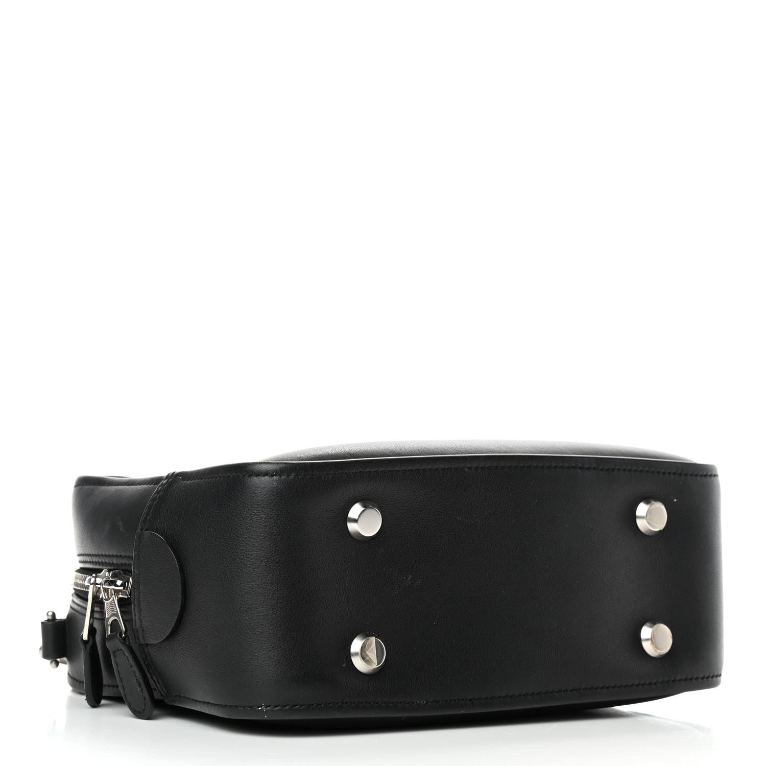 Balenciaga Shiny Day Calfskin XS Triangle Square Bag Black 4 of 8