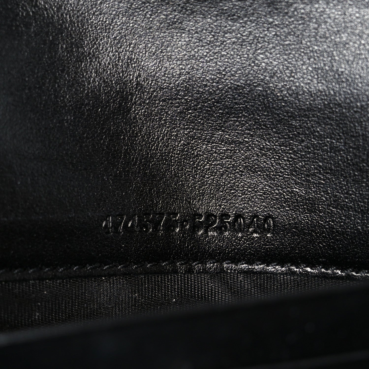 Gucci Calfskin Matelasse GG Marmont Chain Wallet Black 6 of 10