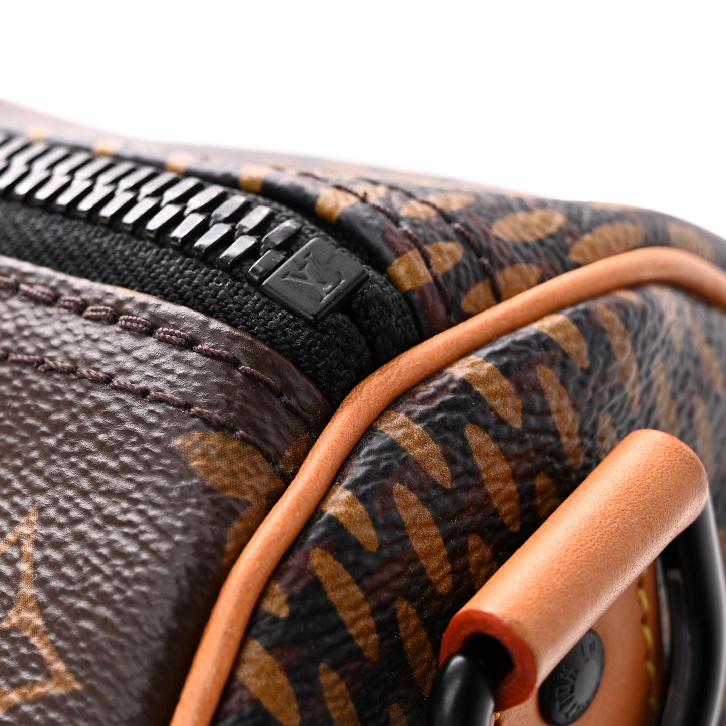 X NIGO Giant Damier Ebene Monogram Keepall Bandouliere 50