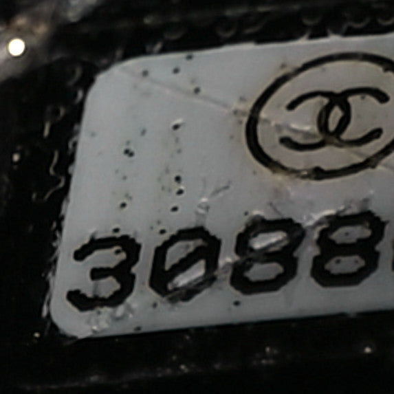 Lambskin Chevron Quilted Mini Rectangular Flap Black