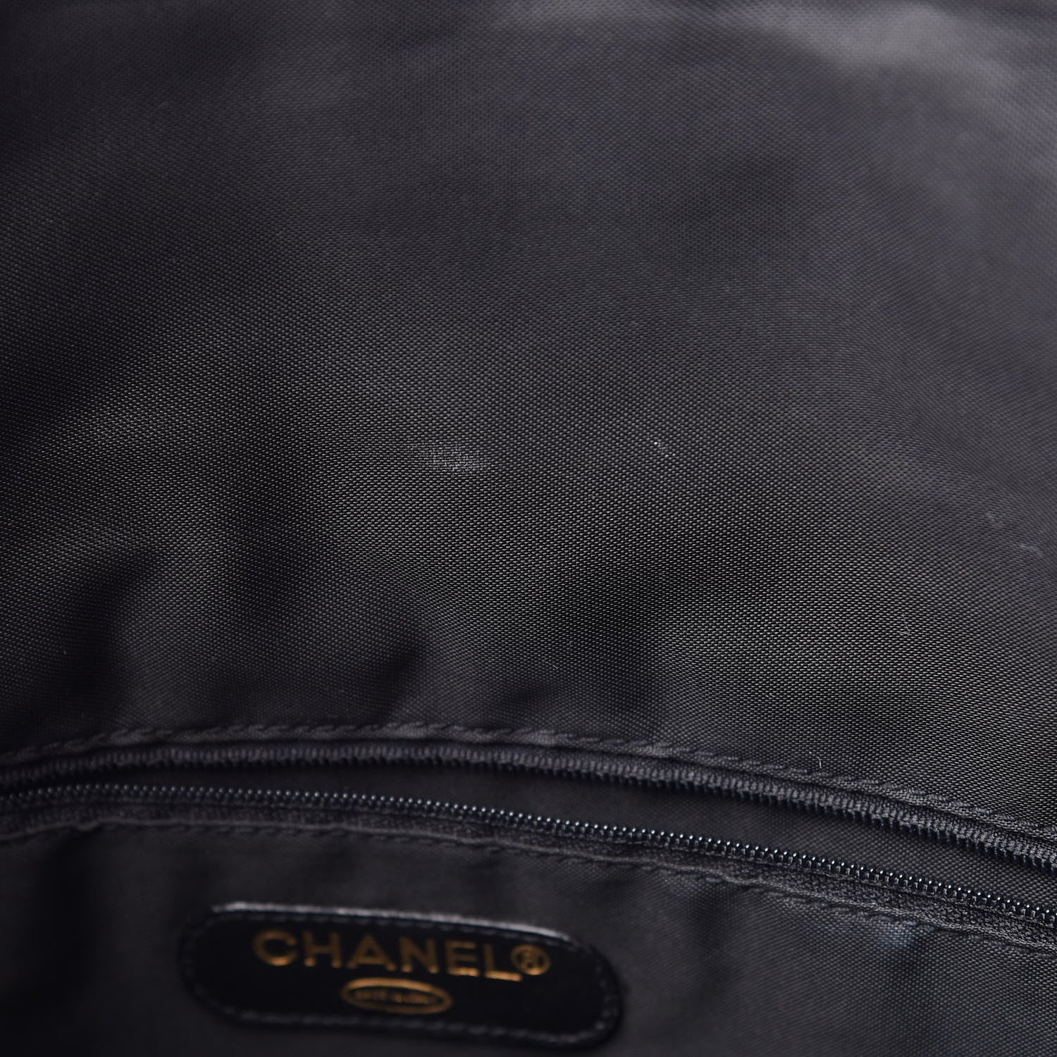 Chanel Calfskin Diamond Stitched Duffle Bag Black 7 of 23