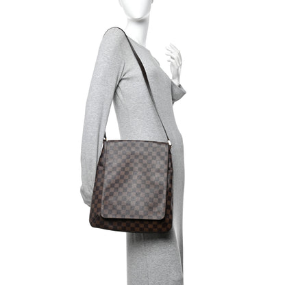 Louis Vuitton Damier Ebene Musette GM 2 of 12