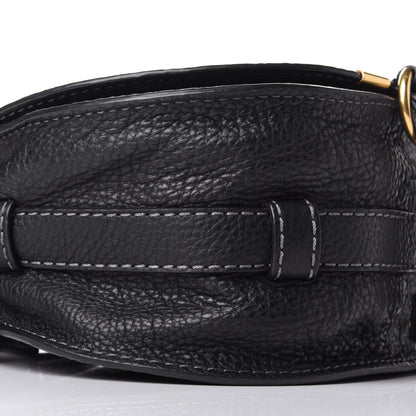 Chloe Calfskin Mini Marcie Round Crossbody Bag Black 8 of 9