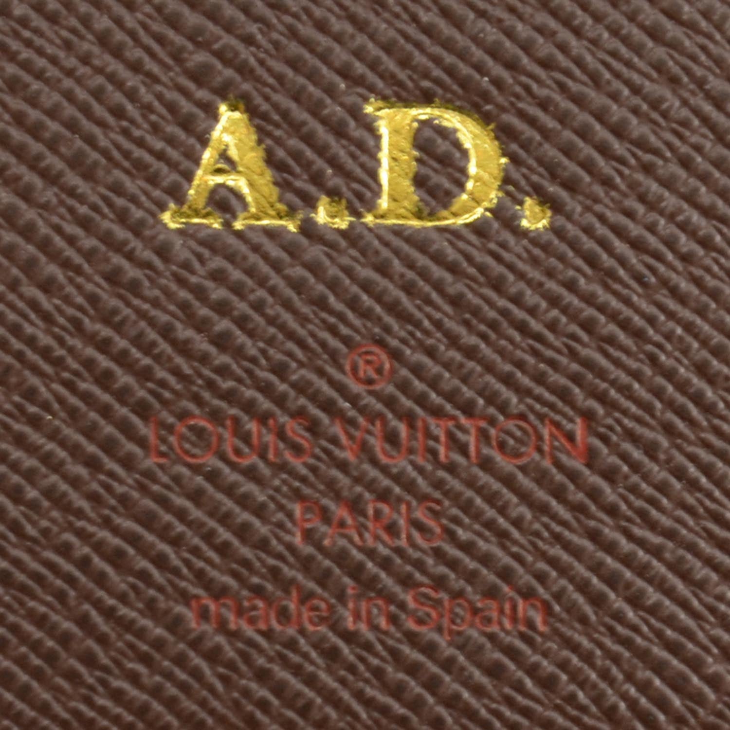 Louis Vuitton Damier Ebene Small Ring Agenda 7 of 8