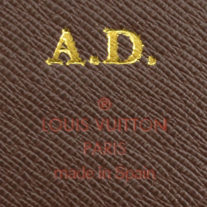 Louis Vuitton Damier Ebene Small Ring Agenda 7 of 8