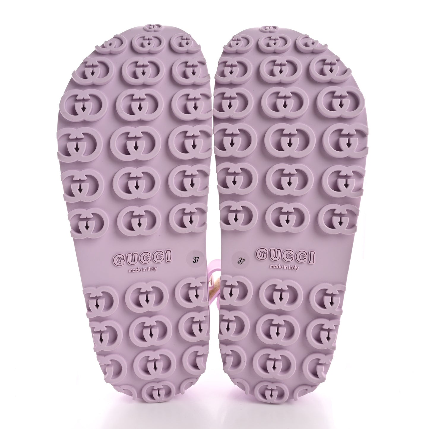 Soft Rubber Horsebit Touch Womens Strapped Sandals 37 Talc Pink