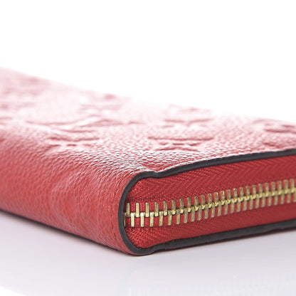 Louis Vuitton Empreinte Clemence Wallet Scarlet 9 of 10