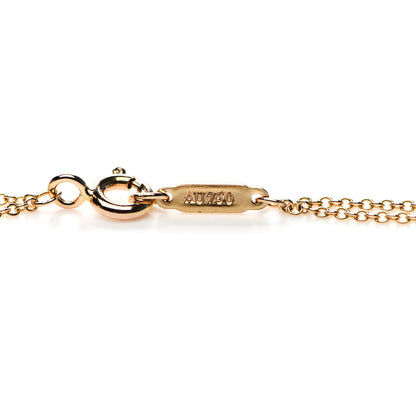Tiffany 18K Rose Gold Infinity Double Chain Pendant Necklace 4 of 6