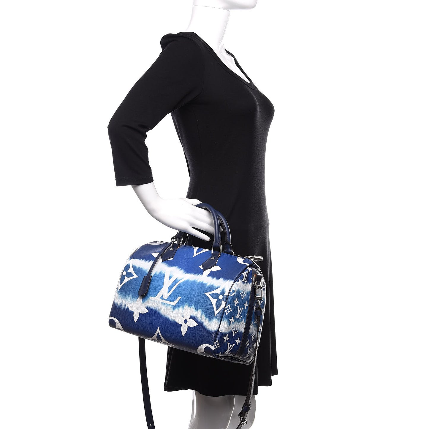 Monogram Escale Speedy Bandouliere 30 Blue