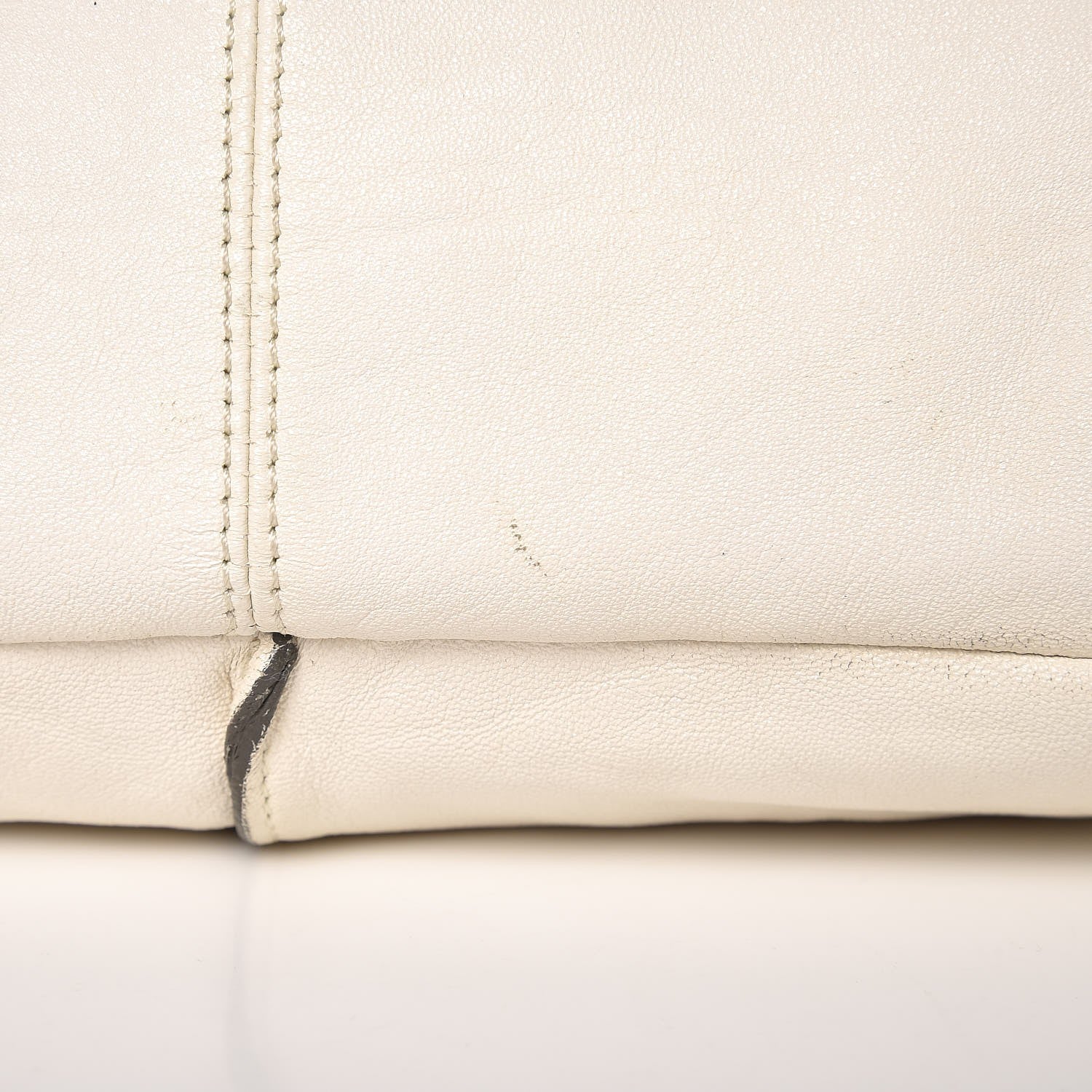 Chloe Lambskin Saskia Satchel White 8 of 9