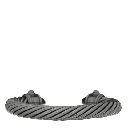 David Yurman Aluminum 10mm Cable Renaissance Bracelet Grey 2 of 4