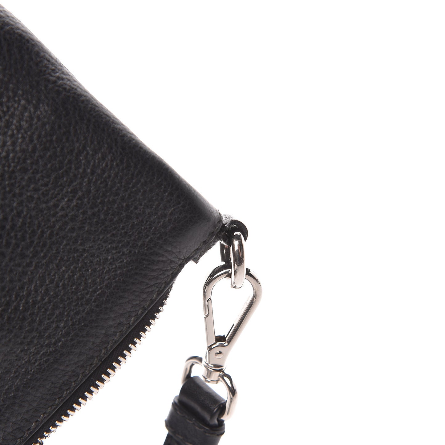 Vitello Daino Crossbody Bag Black