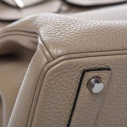Hermes Taurillon Clemence Birkin 40 Gris Tourterelle 27 of 33