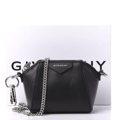 Givenchy Lambskin Baby Antigona with Chain Black 9 of 9
