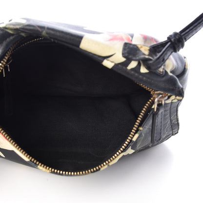 Givenchy Lambskin Magnolia and Moth Print Mini Pandora Black 5 of 13
