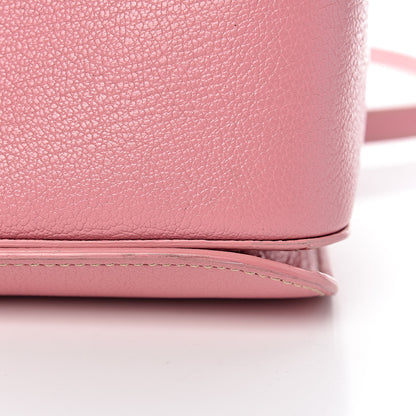 Miu Miu Goatskin Madras Shopping Tote Rosa 14 of 22