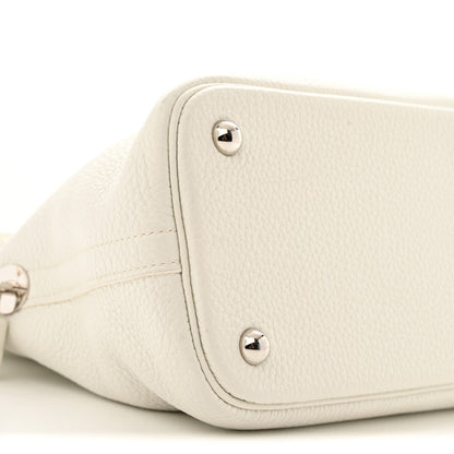 Hermes Taurillon Clemence Bolide 31 White 9 of 13