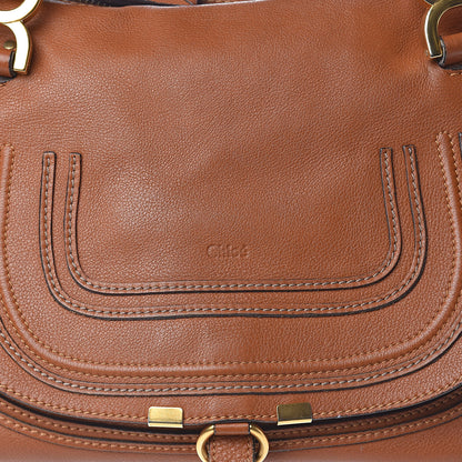 Chloe Calfskin Medium Marcie Satchel Tan 12 of 19