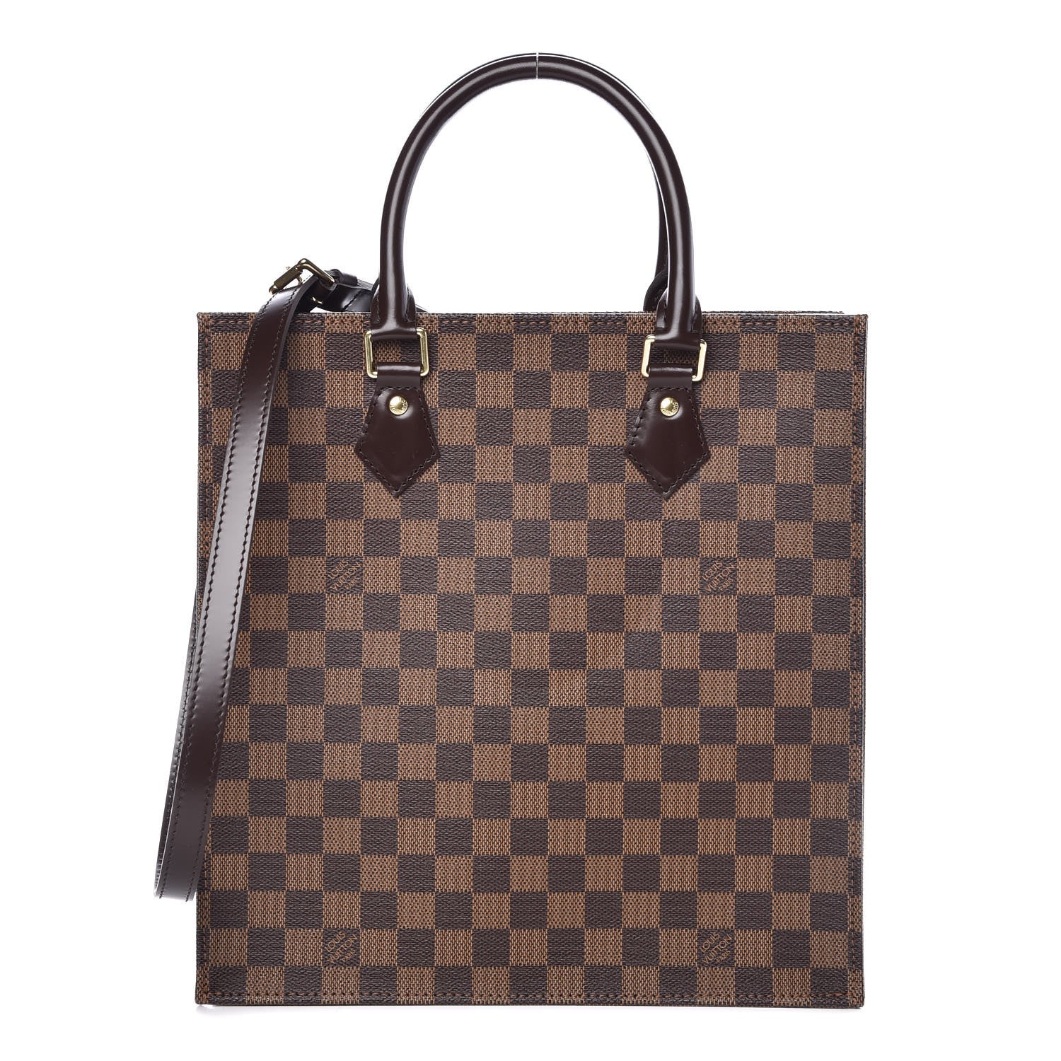 Louis Vuitton Damier Ebene Sac Plat PM 1 of 8