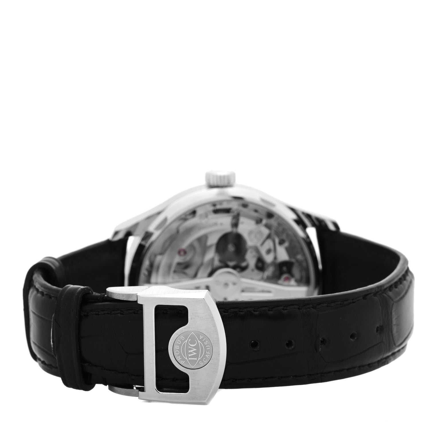 IWC Stainless Steel Alligator 42mm Portugieser 7 Days Chronograph Automatic Watch IW500705 3 of 5