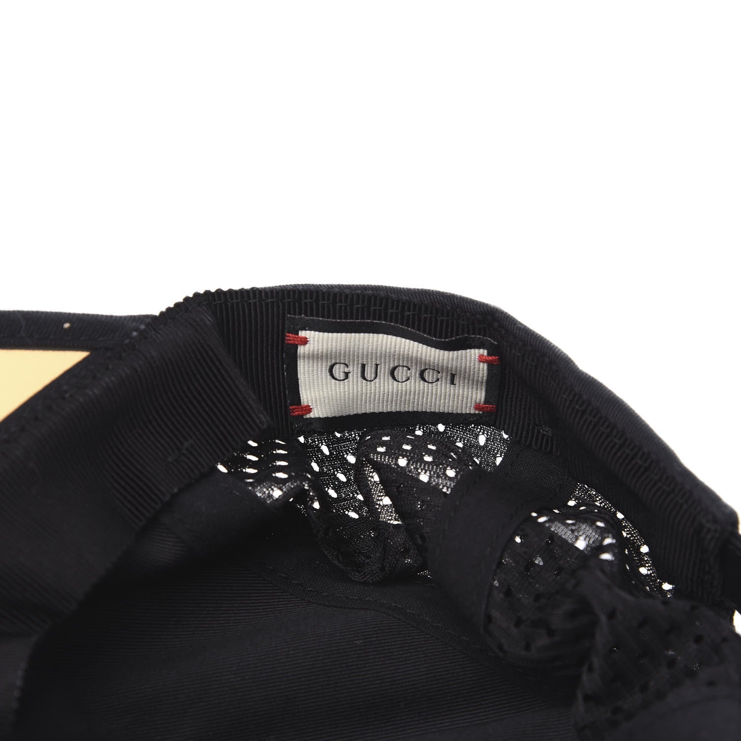 Gucci Cotton Embroidered Bunny Baseball Hat M Black 4 of 8