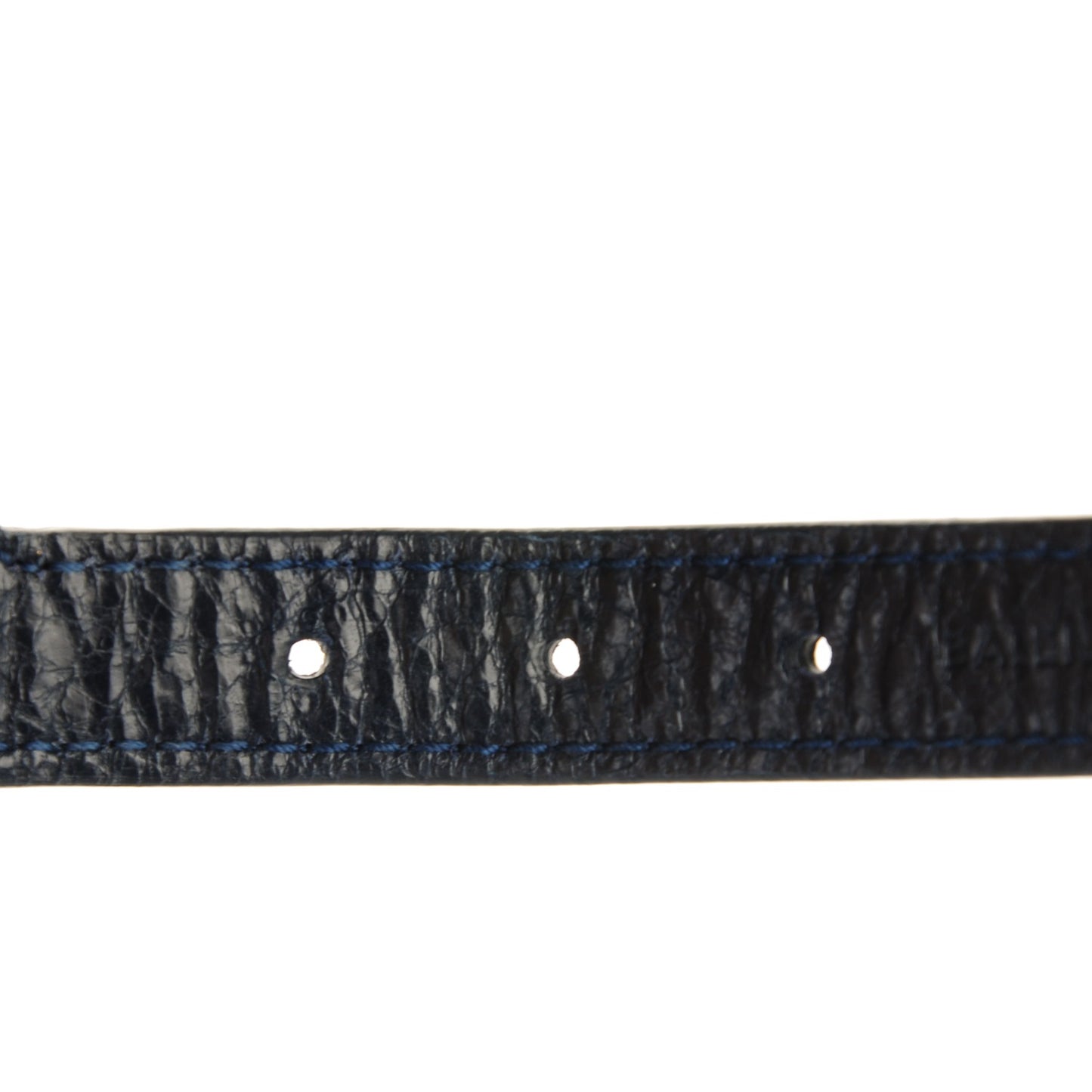 Agneau Arena Two Row Giant Gold M Bracelet Bleu Obscur