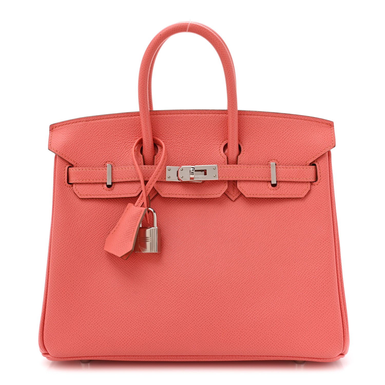 Hermes Epsom Birkin 25 Flamingo 1 of 12