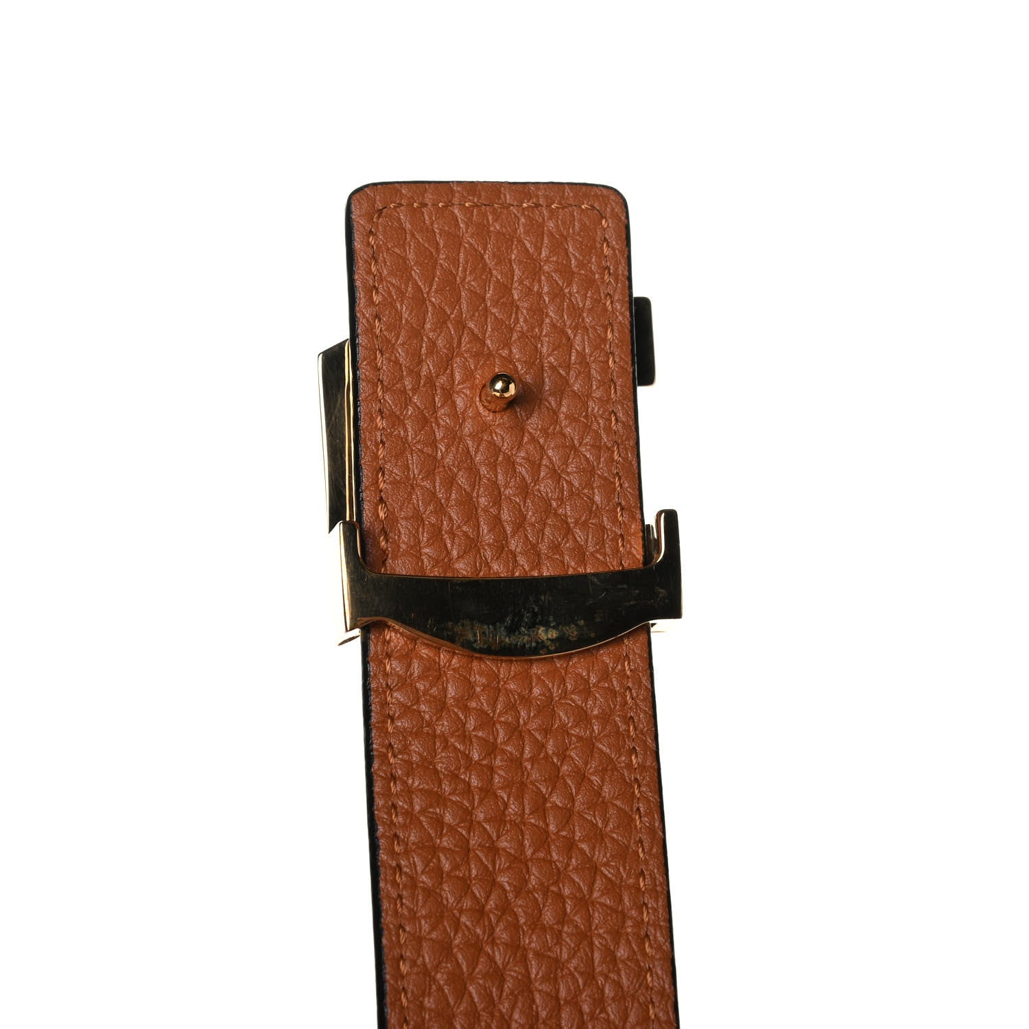 Louis Vuitton Taurillon Calfskin 30mm LV Initiales Reversible Belt 85 34 Black 5 of 5