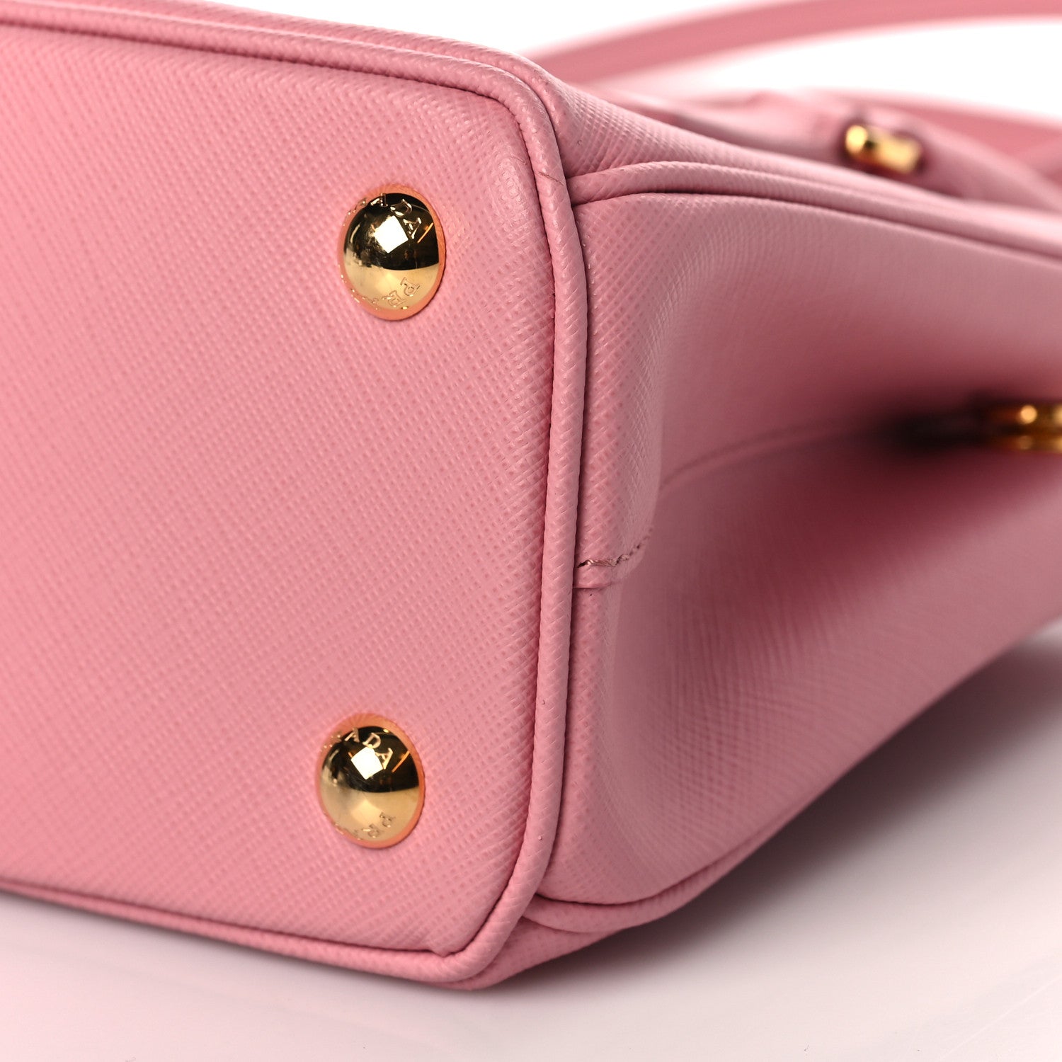 Prada Saffiano Mini Galleria Double Zip Tote Petalo 8 of 8