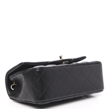 Chanel Caviar Quilted Mini Rectangular Flap Black 4 of 10