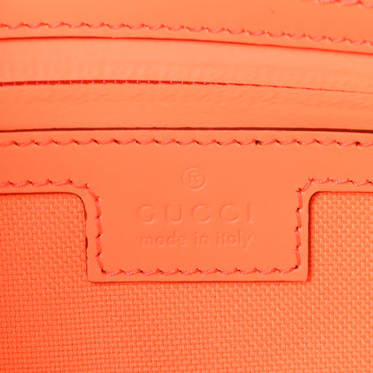 Gucci Rubber Effect Monogram GG Belt Bag New Orange Fluo 6 of 10