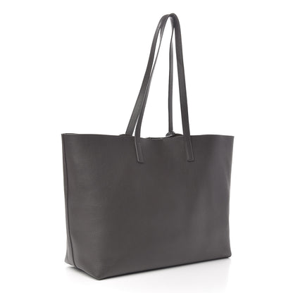 Saint Laurent Calfskin Large Shopping Tote Dark Grey 3 of 12