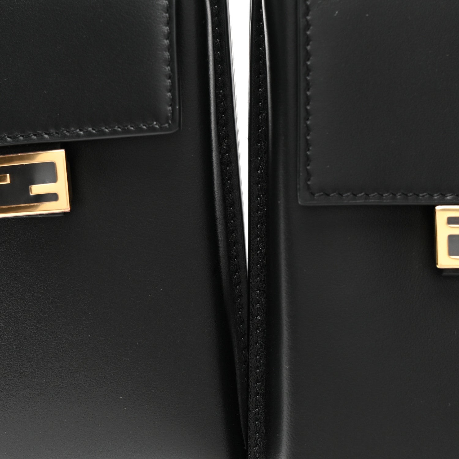 Fendi Calfskin Multi Pocket Belt Black 10 of 15