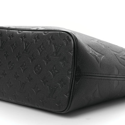 Louis Vuitton Empreinte Monogram Giant Neverfull MM Black 9 of 9