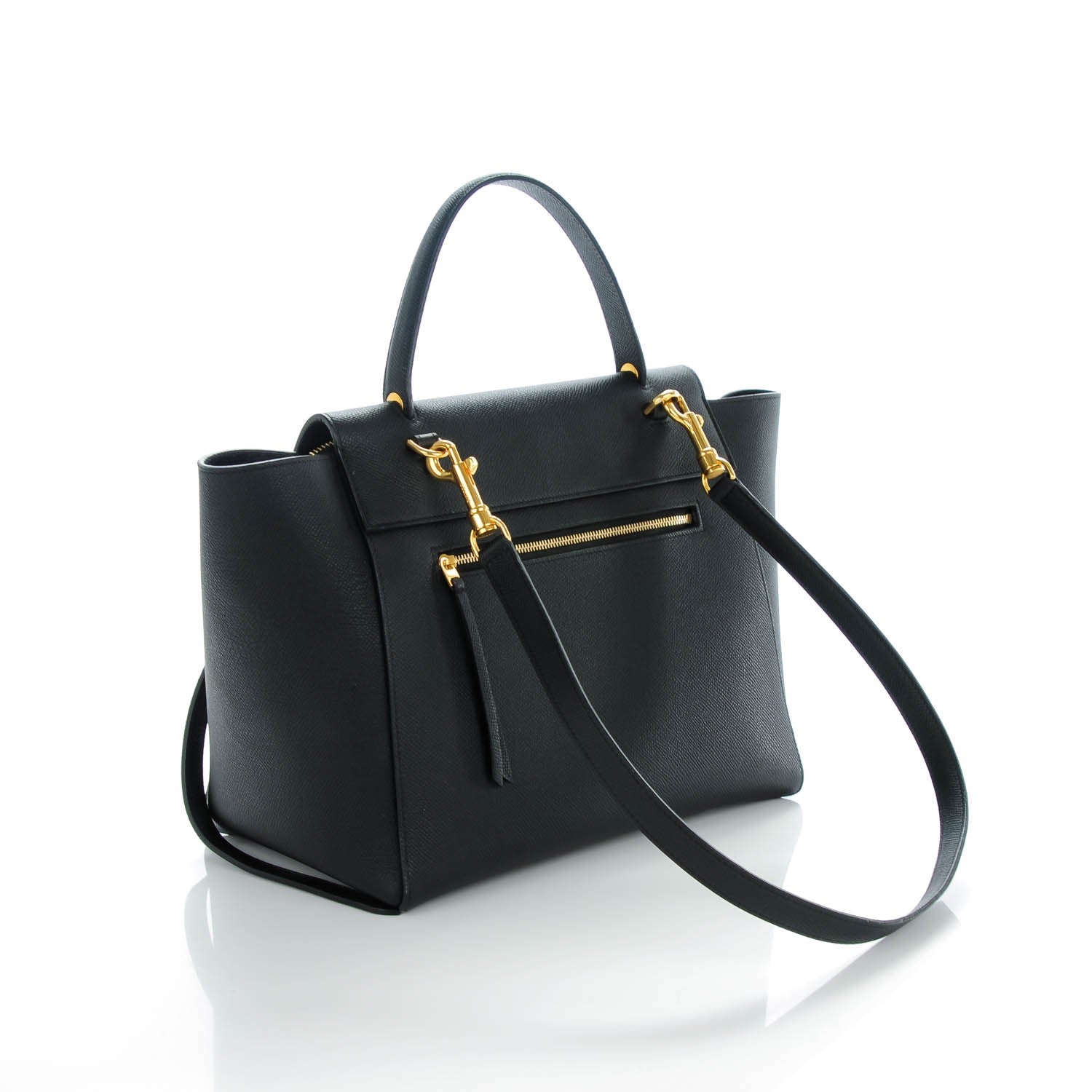 Celine Baby Grained Calfskin Mini Belt Bag Black 3 of 9