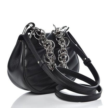 Chloe Calfskin Quilted Nano Drew Bijou Shoulder Bag Black 3 of 6