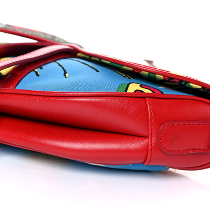 Christian Dior Canvas Bob Marley Saddle Bag Multicolor 9 of 13